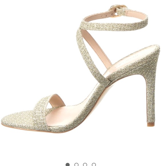 Stuart Weistman cristal buckle Glitter sandals - Picture 3 of 11